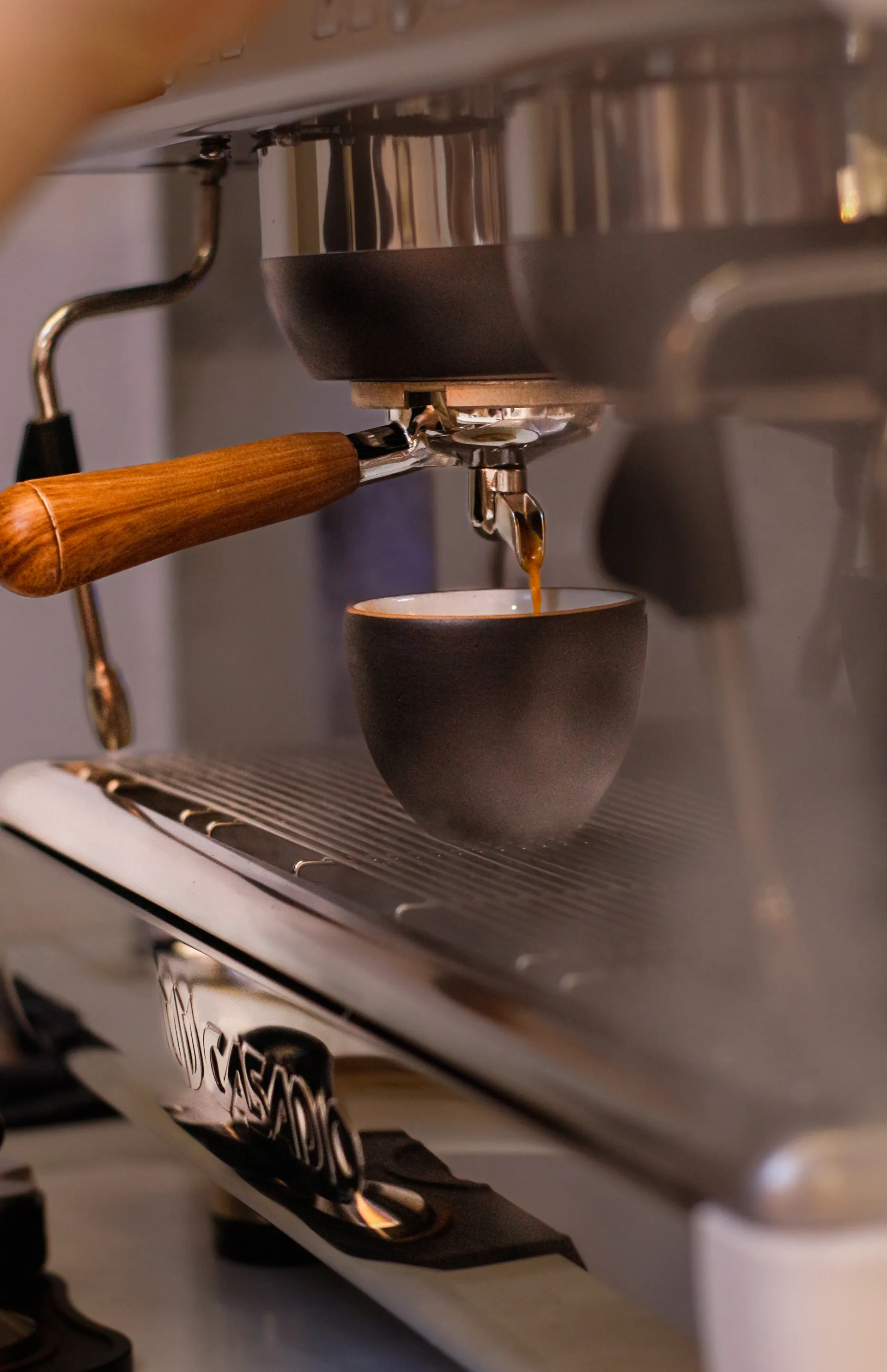 Máquina espresso en MAO Café